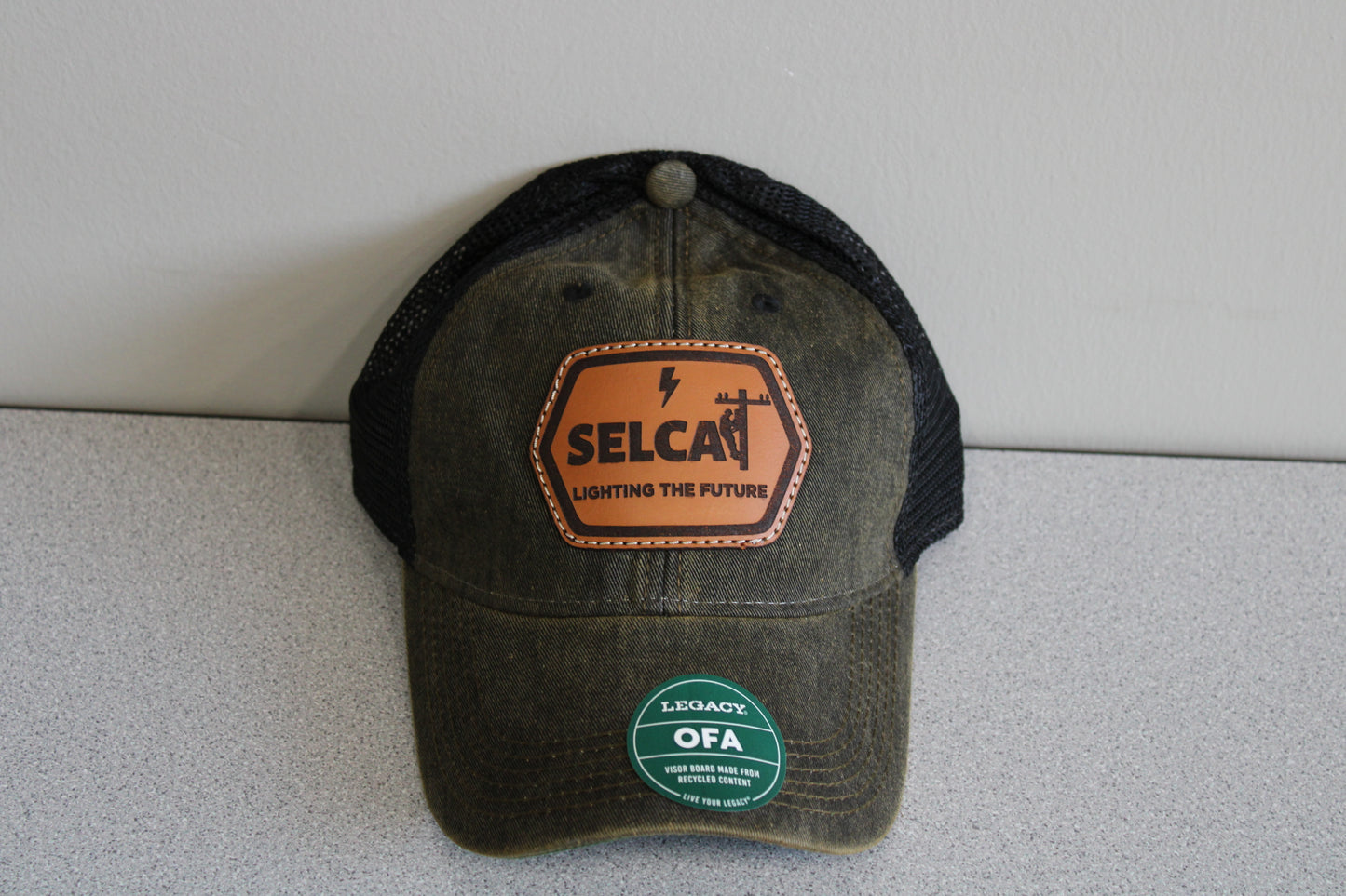 SELCAT Lighting the Future Leather Patch Legacy Hat