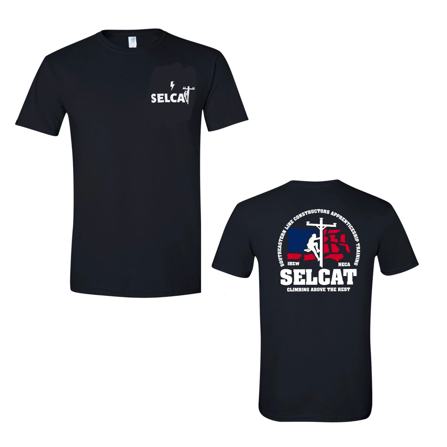 SELCAT Climbing Above The Rest Logo Short Sleeve T-shirt