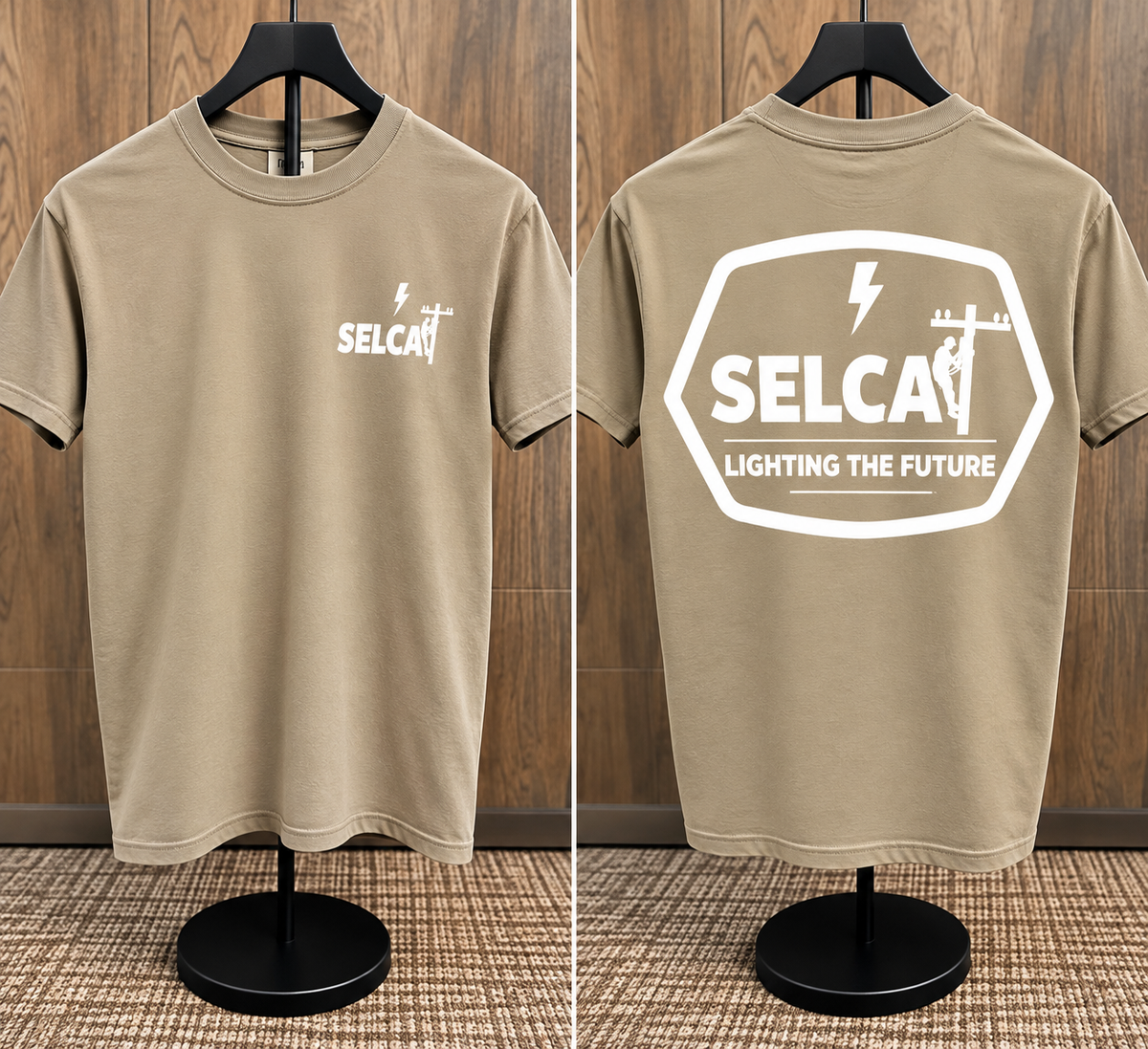 SELCAT Lighting the Future Logo T-shirt