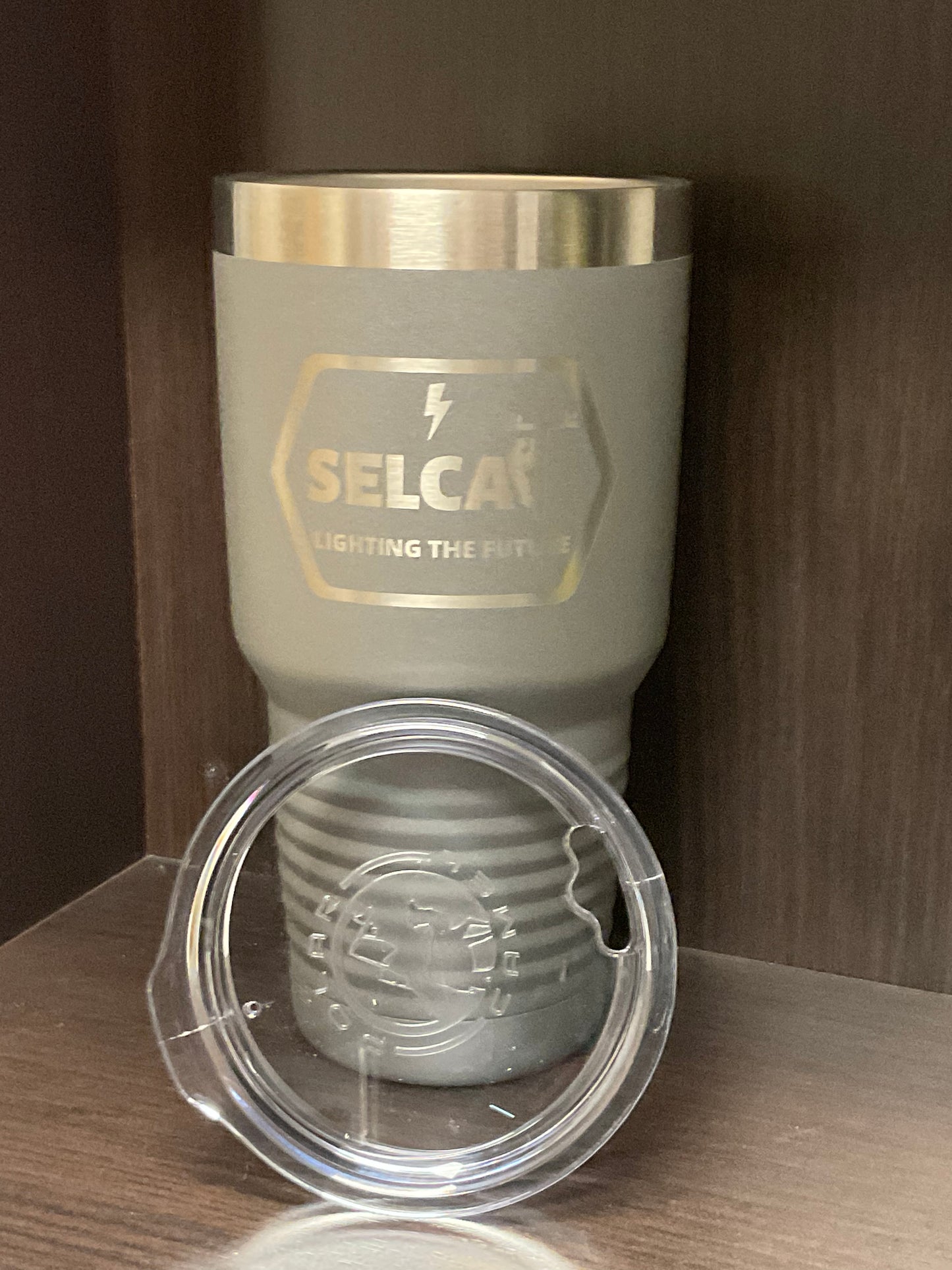30oz. SELCAT Insulated Cup with Lid-Gray