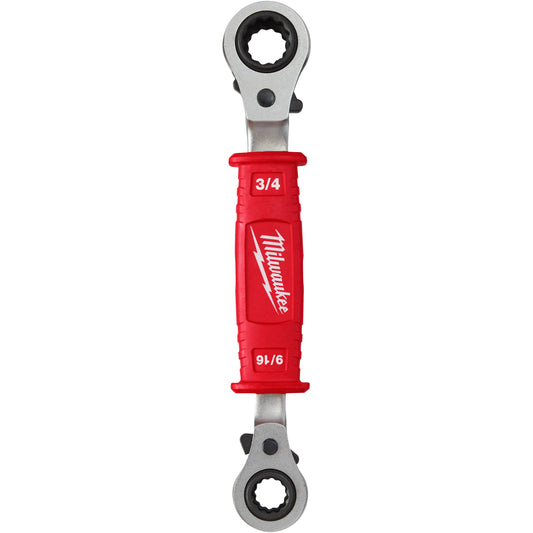 **Made in the USA Product** Milwaukee Lineman's 4in1 Insulated Ratcheting Box Wrench