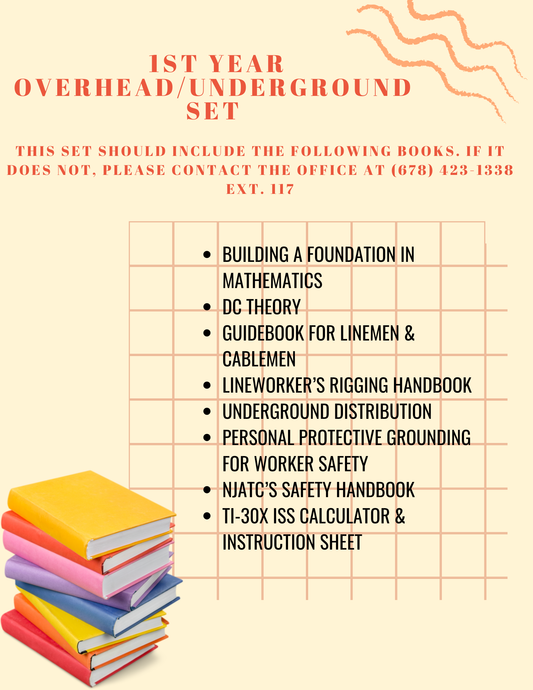 1st Year Overhead OR Underground Book SET--Includes Online Access