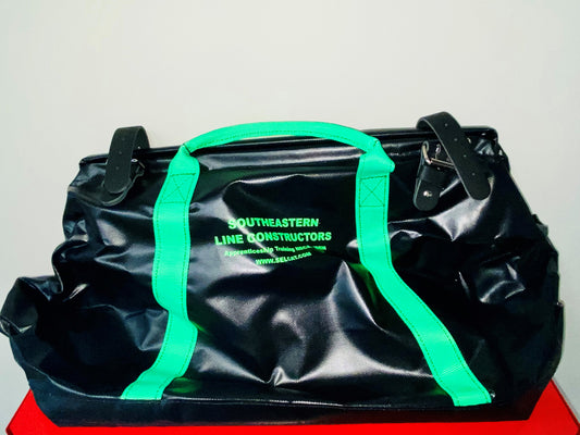 Buckingham Tool Bag with SELCAT lettering Black/Green