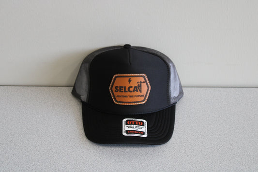 SELCAT Lighting the Future Leather Patch OTTO Trucker Style Hat
