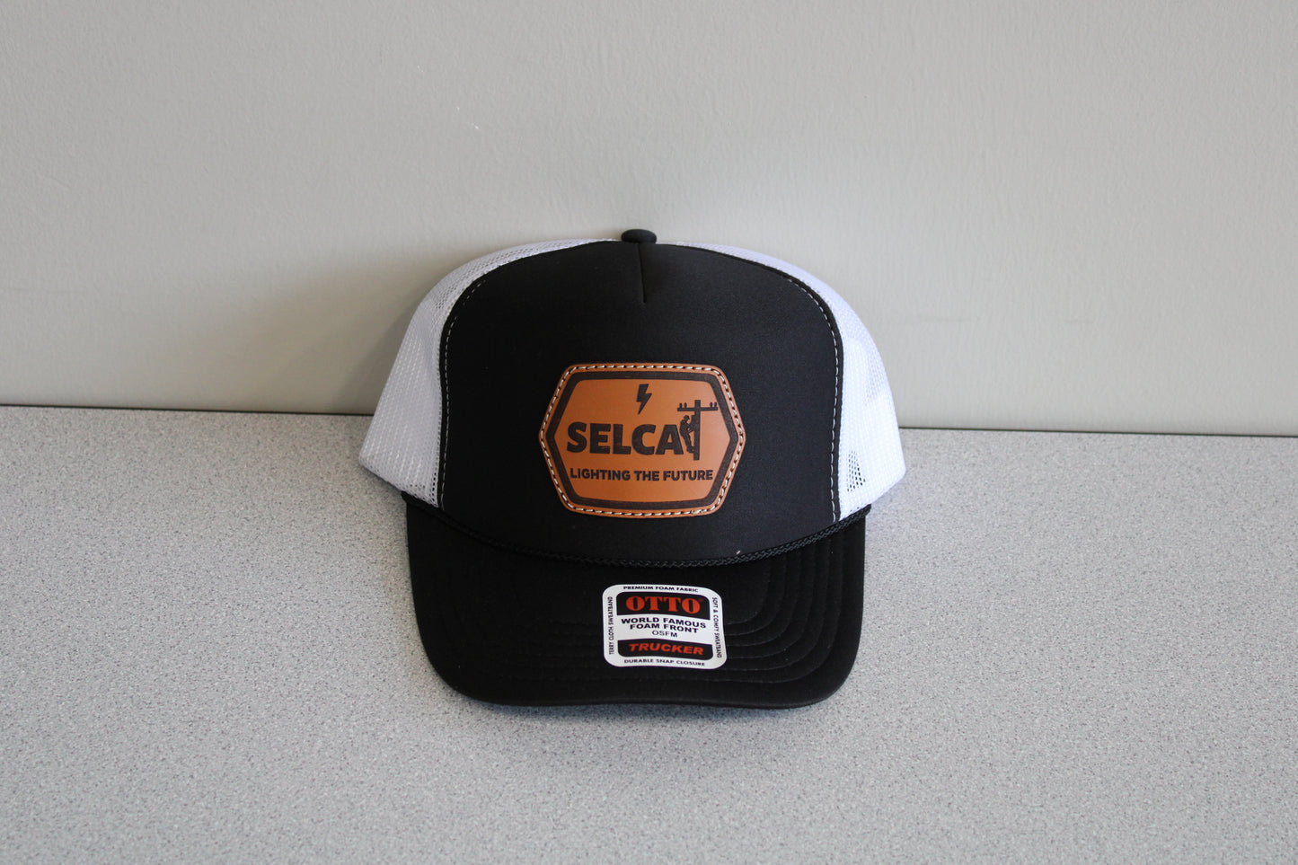 SELCAT Lighting the Future Leather Patch OTTO Trucker Style Hat