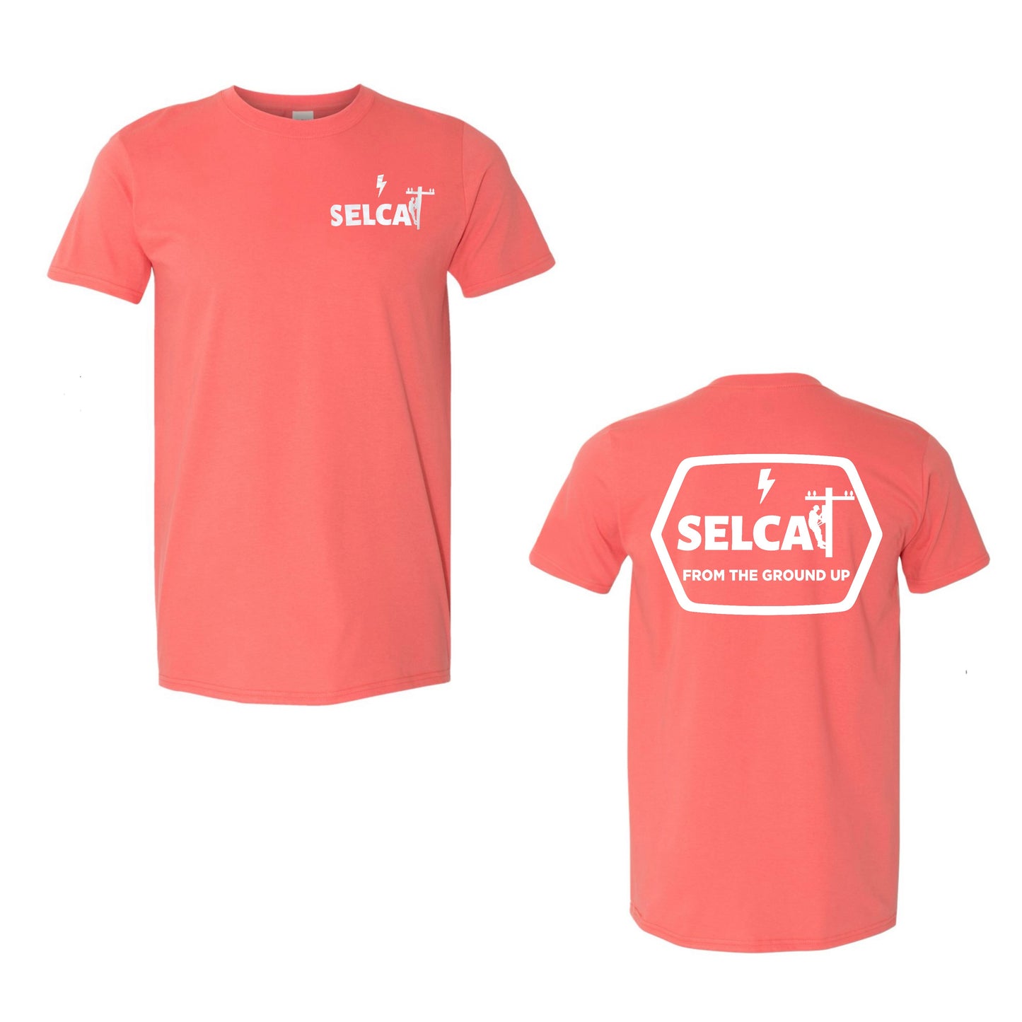 SELCAT From The Ground Up Logo Short Sleeve T-shirt