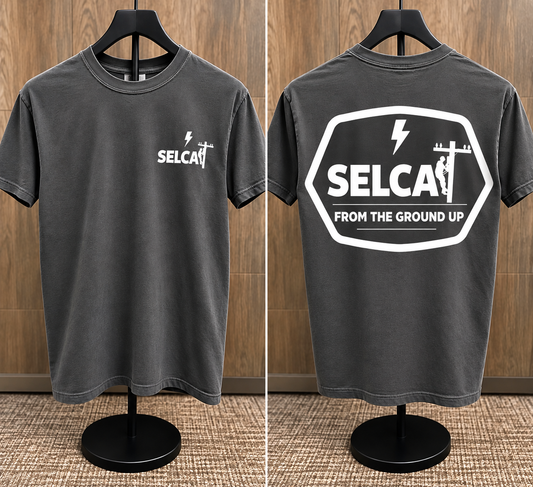 SELCAT From the Ground Up logo T-shirt
