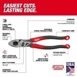 **Made in USA Product** Milwaukee 9" Lineman's Pliers w/Crimper & Bolt Cutter