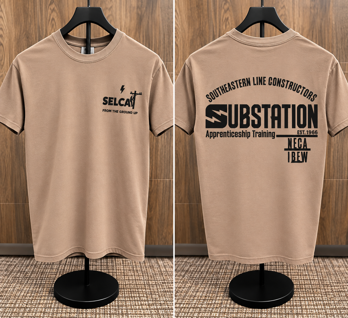 SELCAT Substation Logo T-shirt