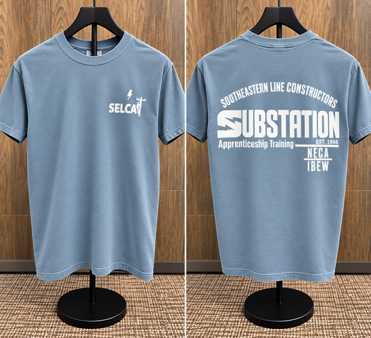SELCAT Substation Logo T-shirt