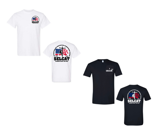 SELCAT Climbing Above The Rest Logo Short Sleeve T-shirt