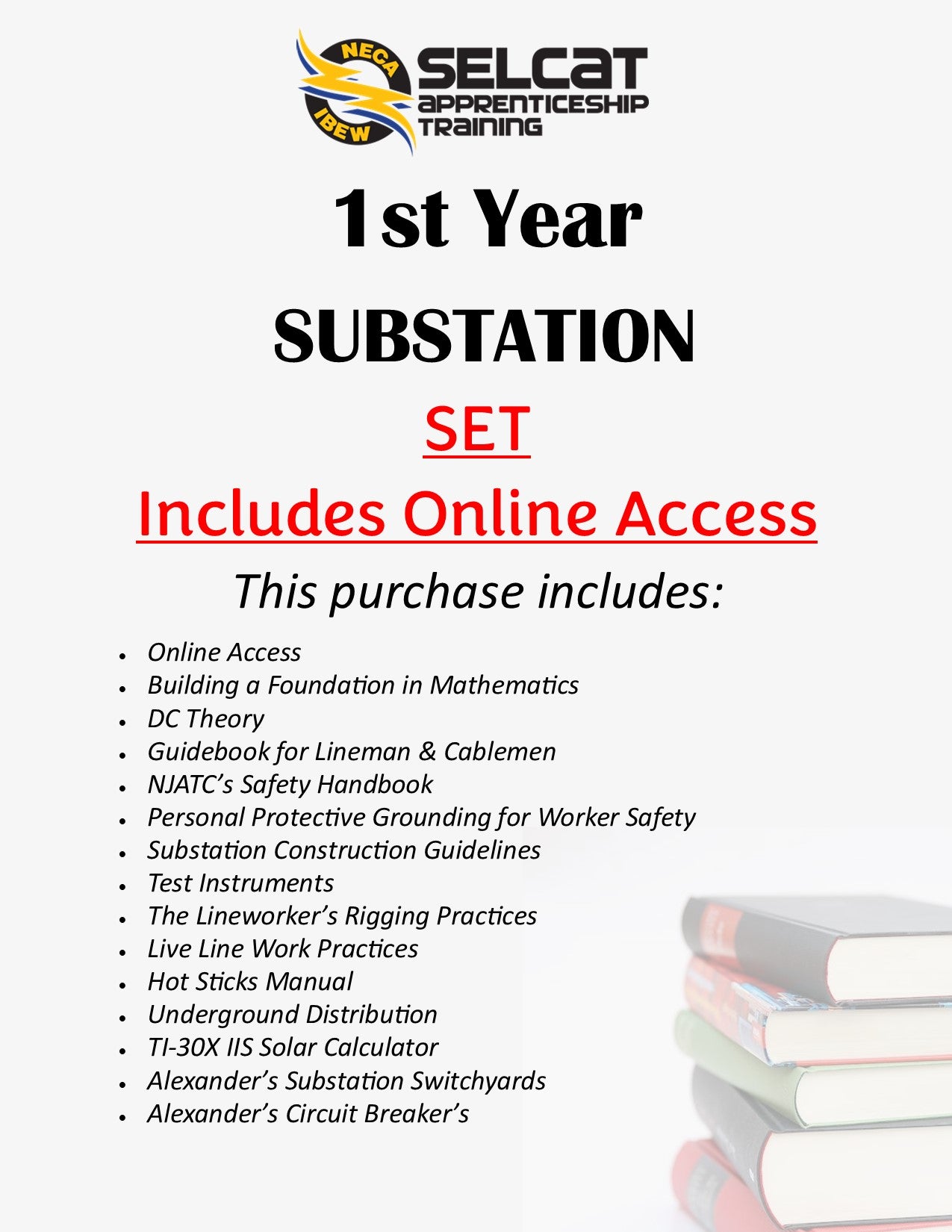 1st Year Substation Book Set--Includes Online Access