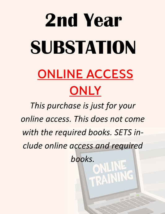 2nd Year Substation Online Access ONLY