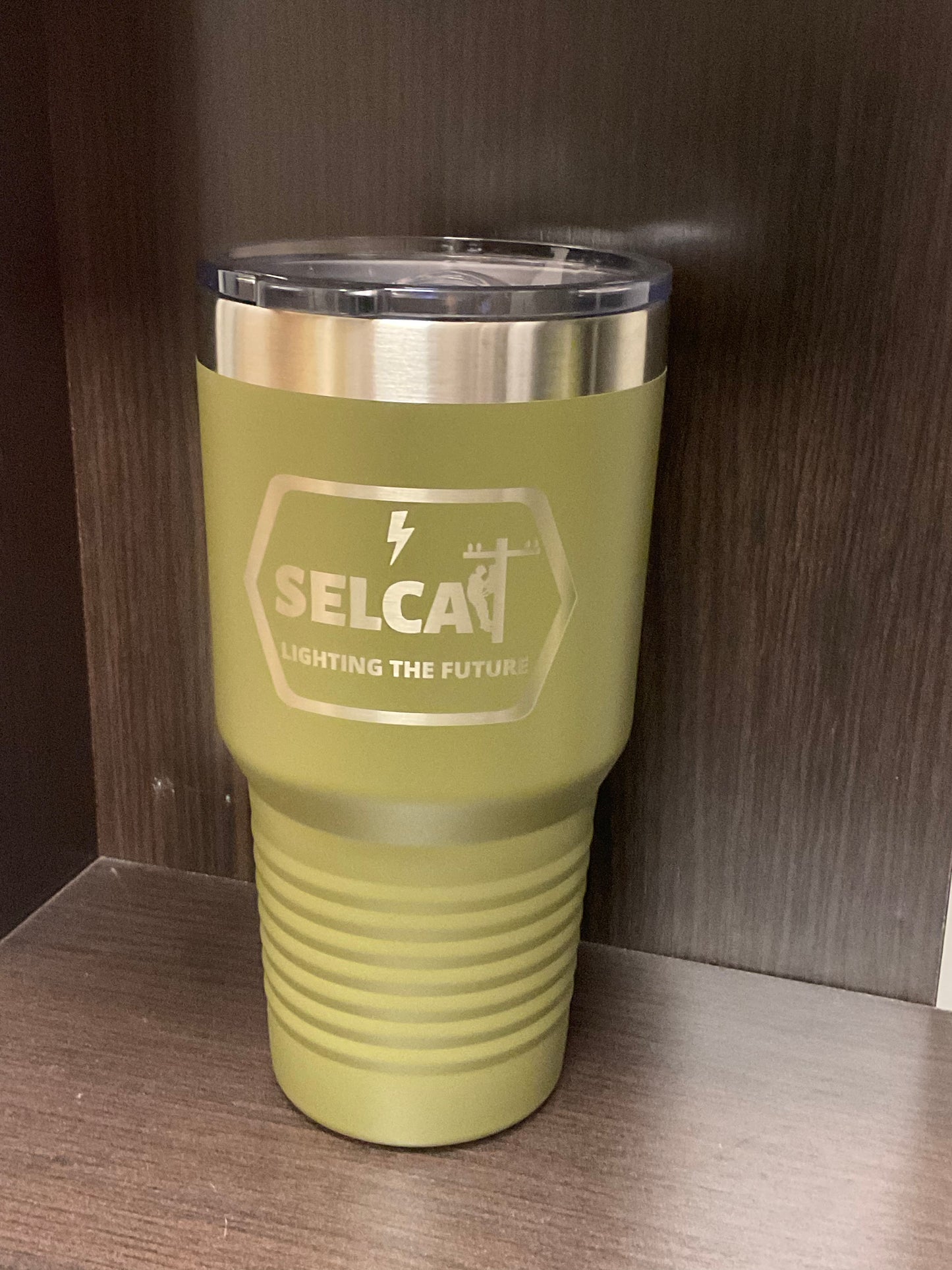 30oz. Olive Insulated SELCAT Cup with Lid