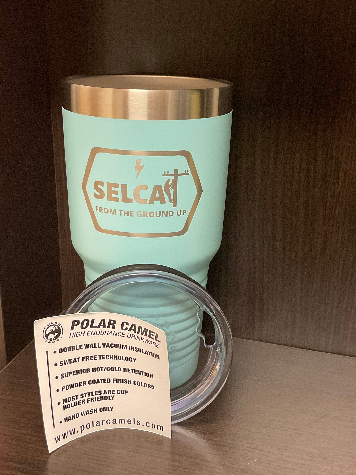 30 oz. Teal SELCAT Insulated Cup with Lid