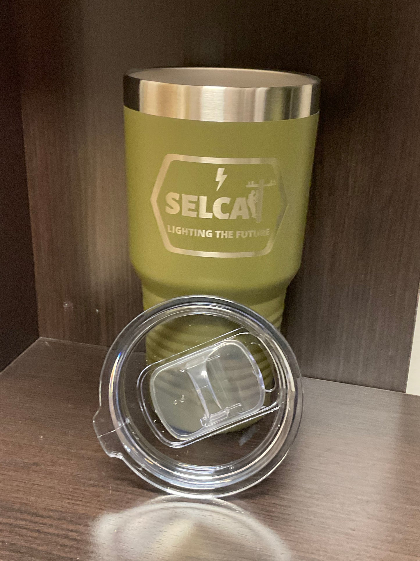 30oz. Olive Insulated SELCAT Cup with Lid