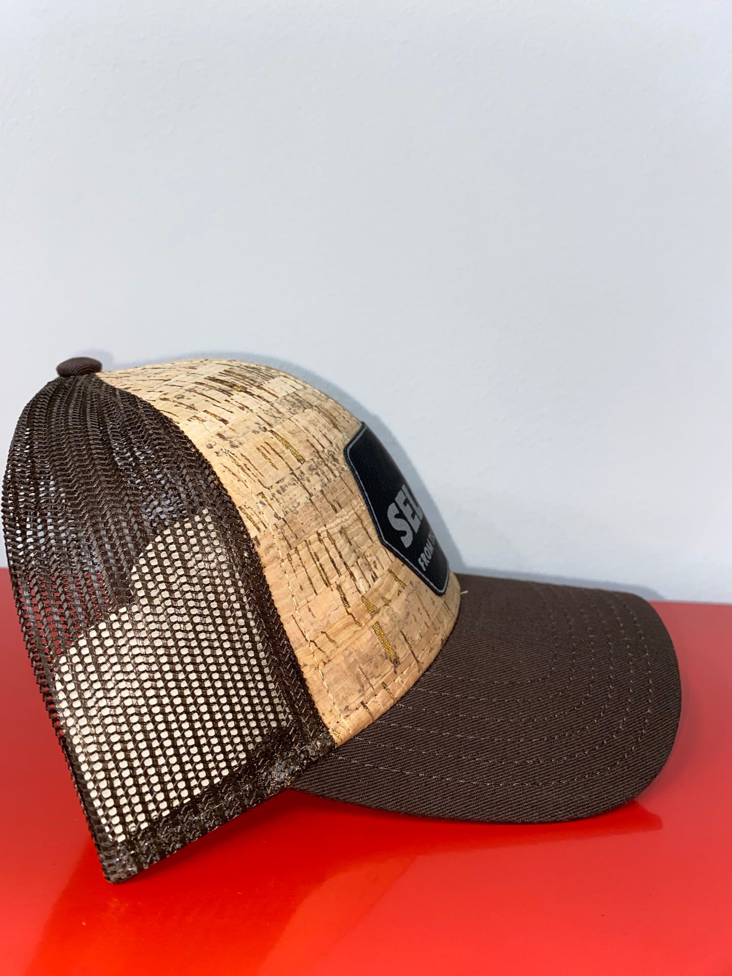 Adult Size SELCAT From the Ground Up Brown/Cork Hat