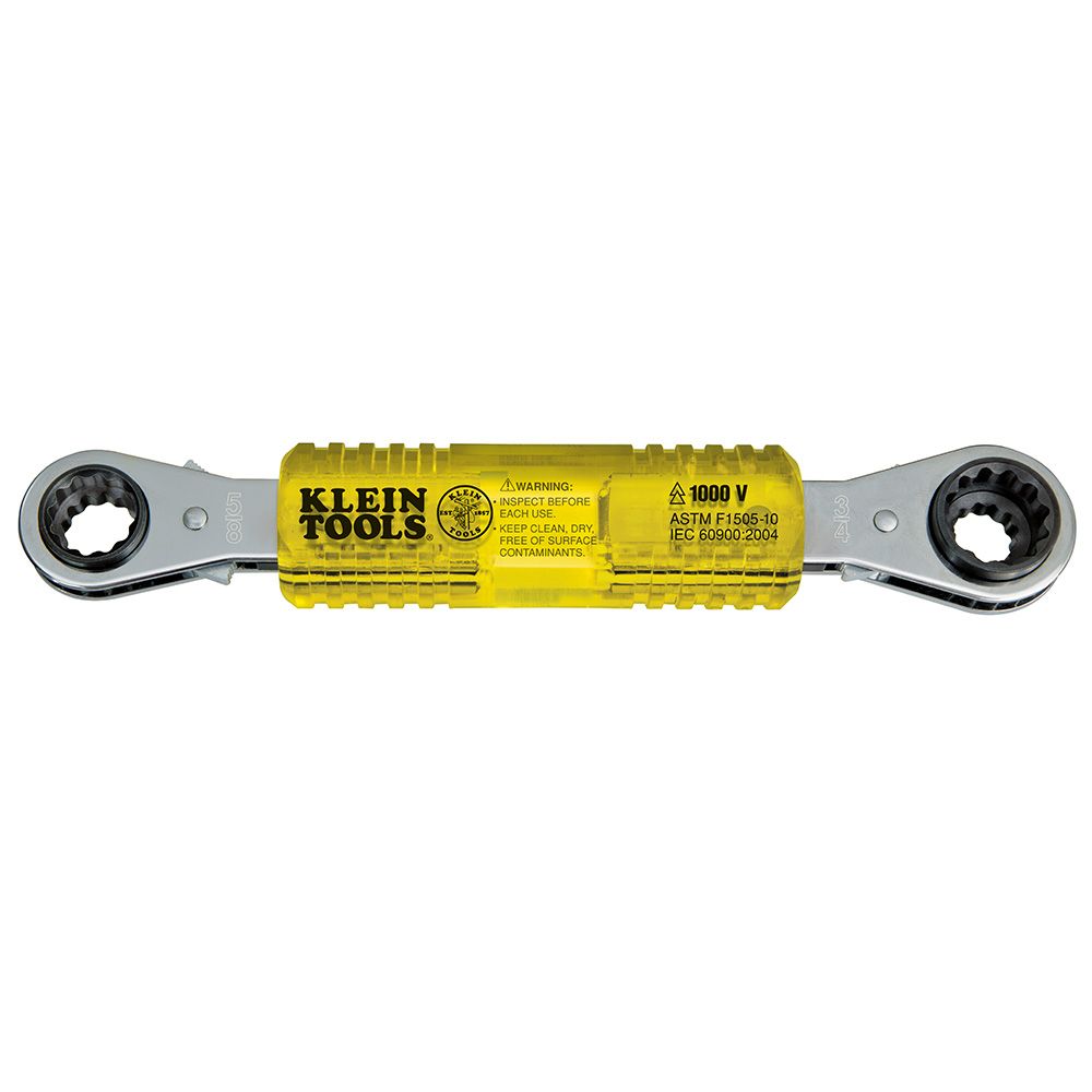 Klein Lineman's Insulating 4-in-1 Box Wrench