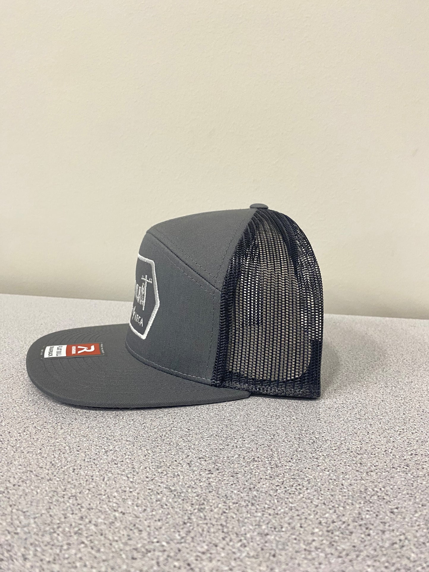 Adult Size SELCAT Logo Hat Dark Gray/Black