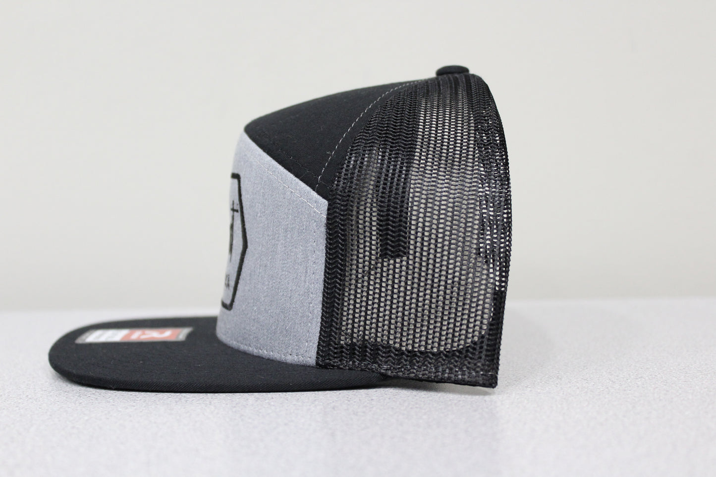 Adult Size SELCAT Logo Hat Gray/Black